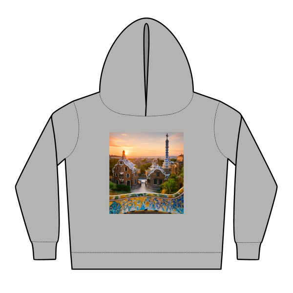 Barcelona Mosaic Dreams - Toddler Pullover Fleece Hoodies