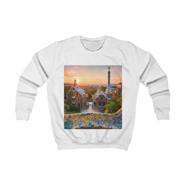 Barcelona Mosaic Dreams - Kids Sweatshirt