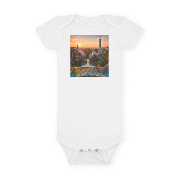 Barcelona Mosaic Dreams - Baby Short Sleeve Onesie®
