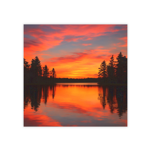 Sunset Over Tranquil Lake - Post-it® Note Pads