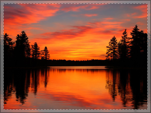 Sunset Over Tranquil Lake - Yard Signs