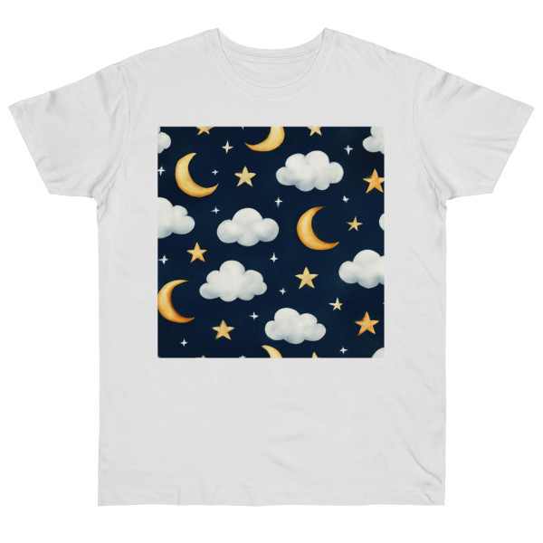 Celestial Night Whispers - Single Jersey T-shirt