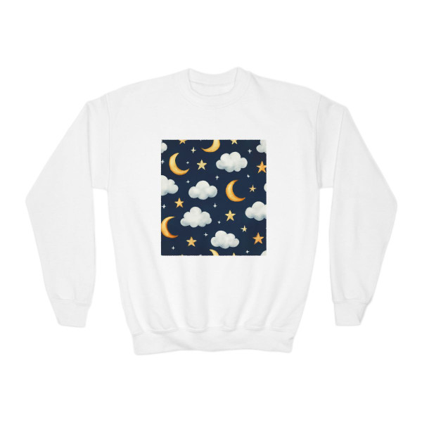 Celestial Night Whispers - Youth Crewneck Sweatshirt