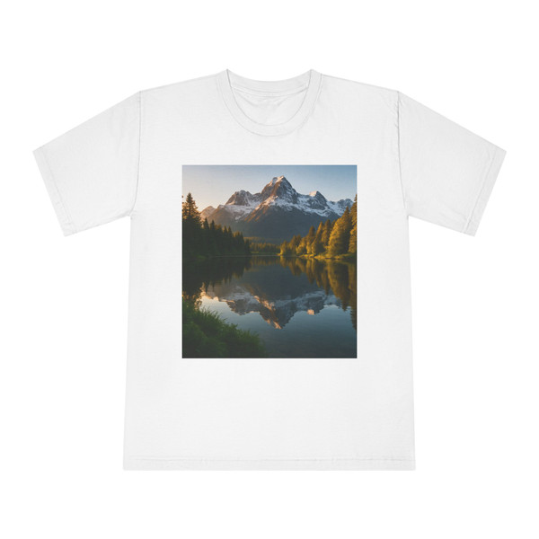 Mountain Reflections - Unisex Classic Crewneck T-Shirt
