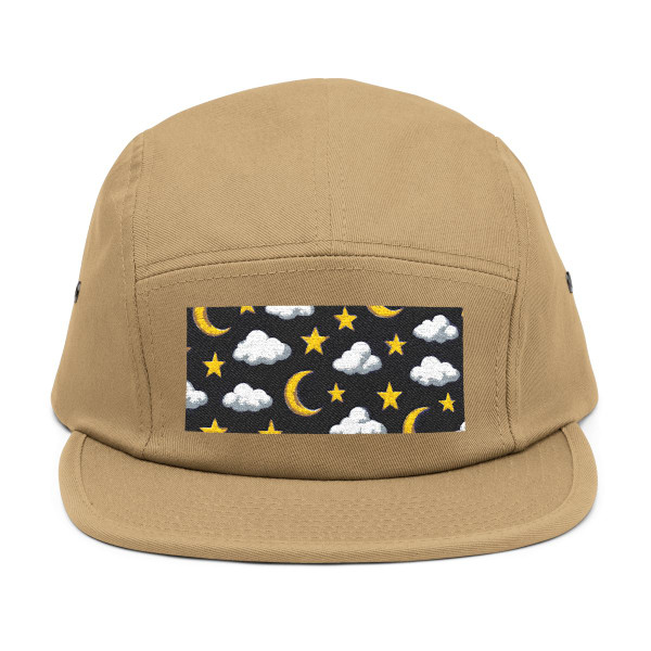 Celestial Night Whispers - 5 Panel Cap (Embroidery)