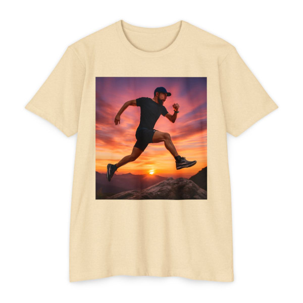 Mountain Trail Conqueror - Unisex CVC Jersey T-shirt