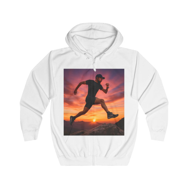 Mountain Trail Conqueror - Unisex Full Zip Hoodie