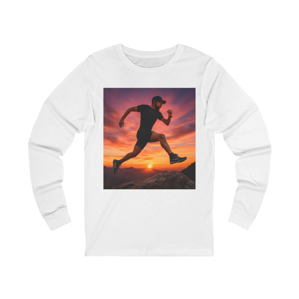 Mountain Trail Conqueror - Unisex Jersey Long Sleeve Tee