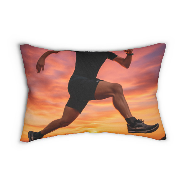 Mountain Trail Conqueror - Spun Polyester Lumbar Pillow