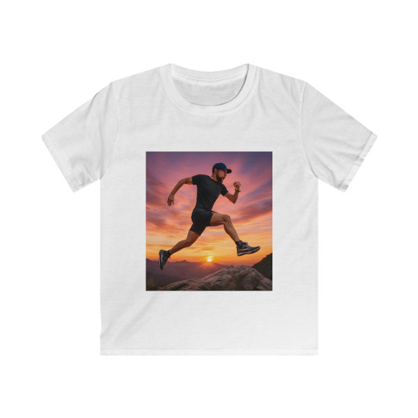 Mountain Trail Conqueror - Kids Softstyle Tee