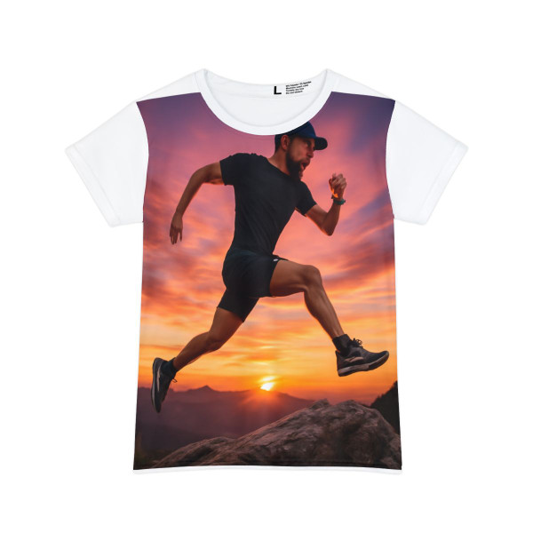 Mountain Trail Conqueror - Women's Short Sleeve Shirt (AOP)