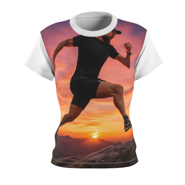 Mountain Trail Conqueror - Women's Cut & Sew Tee (AOP)