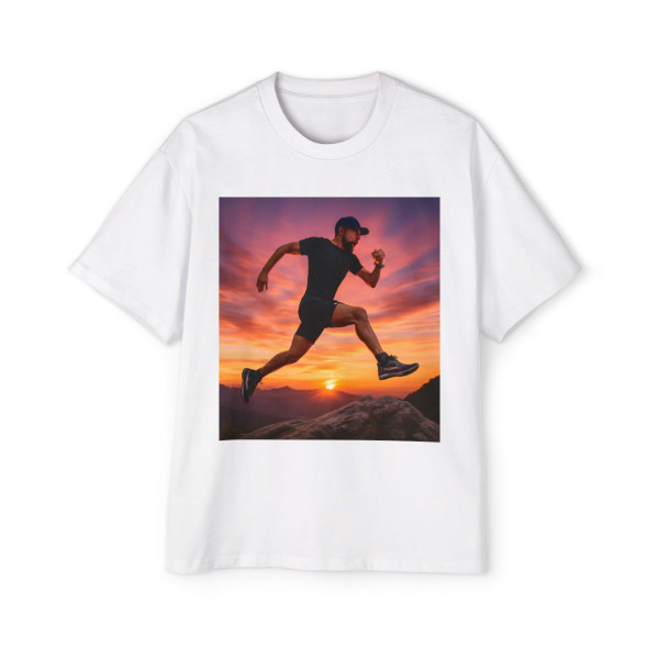 Mountain Trail Conqueror - Men's Heavy Oversized Tee