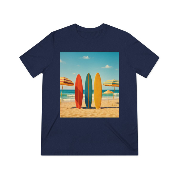 Retro Beach Vibes - Unisex Triblend Tee