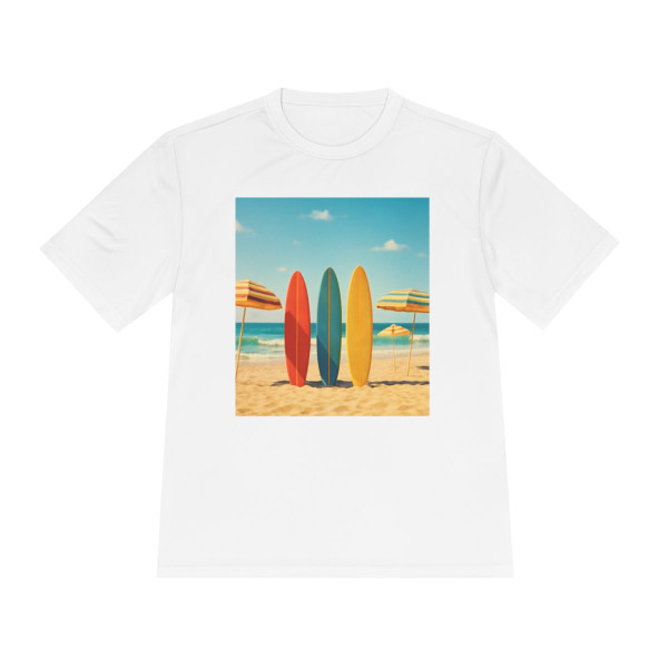Retro Beach Vibes - Unisex Moisture Wicking Tee