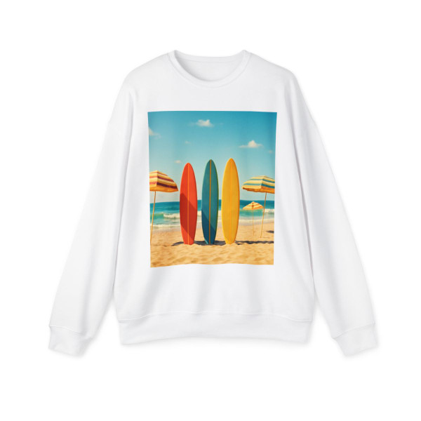 Retro Beach Vibes - Unisex Drop Shoulder Sweatshirt