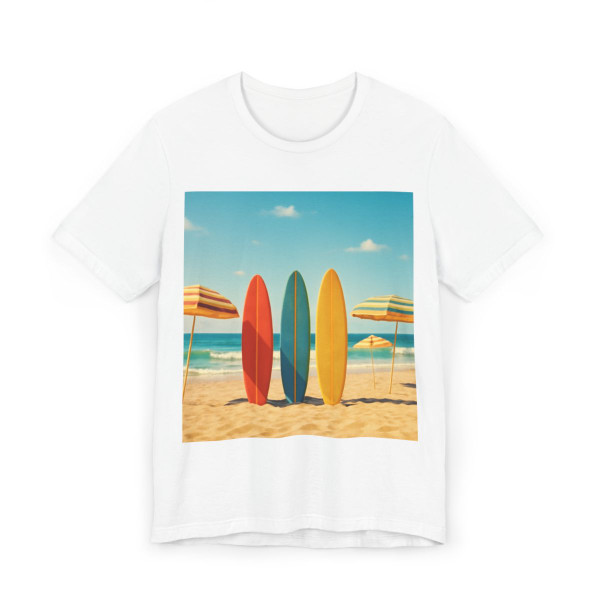 Retro Beach Vibes - Unisex Jersey T-Shirt