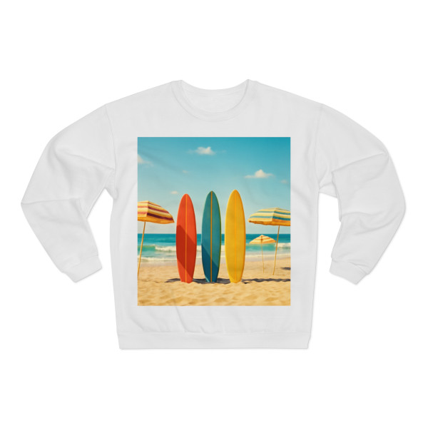 Retro Beach Vibes - Unisex Crew Neck Sweatshirt (EU)