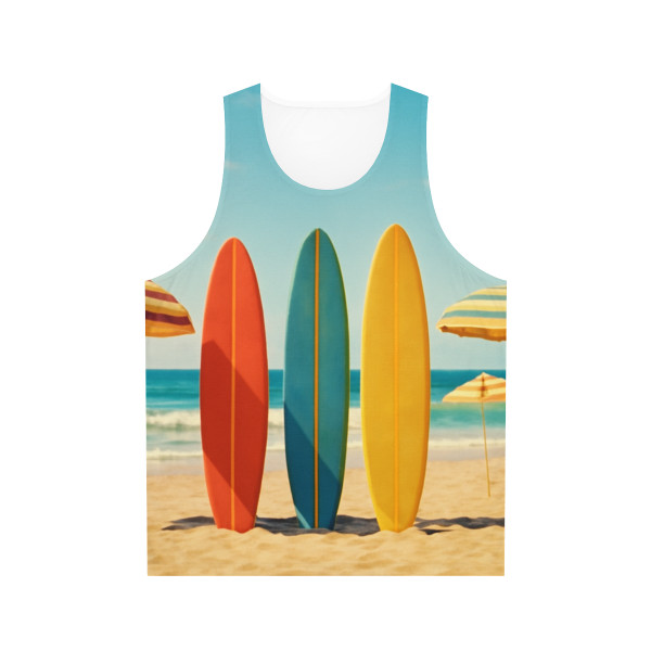 Retro Beach Vibes - Unisex Tank Top (AOP)
