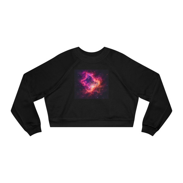 Nebula Dreamscape - Women's Cropped Fleece Pullover