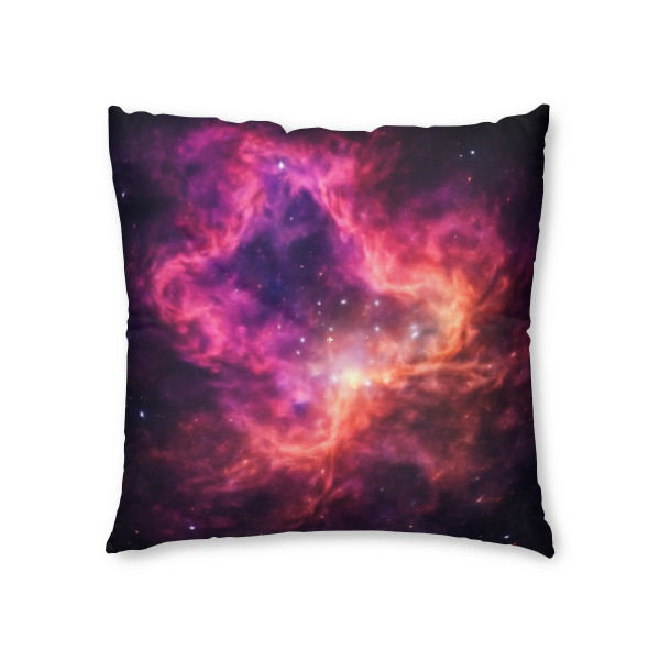 Nebula Dreamscape - Tufted Floor Pillow, Square