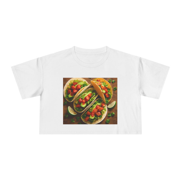 Spicy Taco Fiesta - Women's Crop Tee