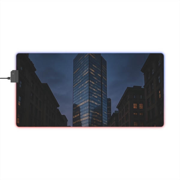 Urban Elegance - LED Gaming Mouse Pad