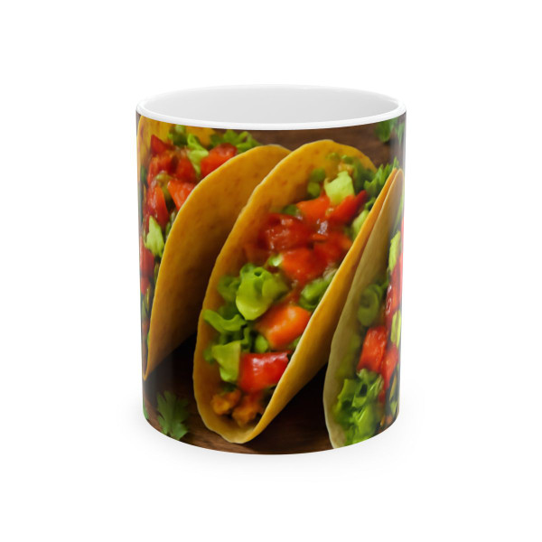 Spicy Taco Fiesta - Ceramic Mug, (11oz, 15oz)