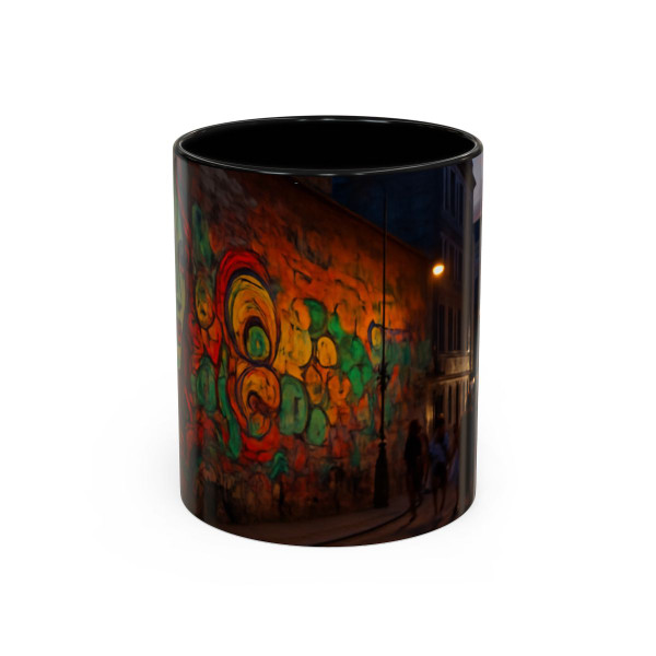 Berlin Graffiti Vibrance - Accent Coffee Mug (11, 15oz)