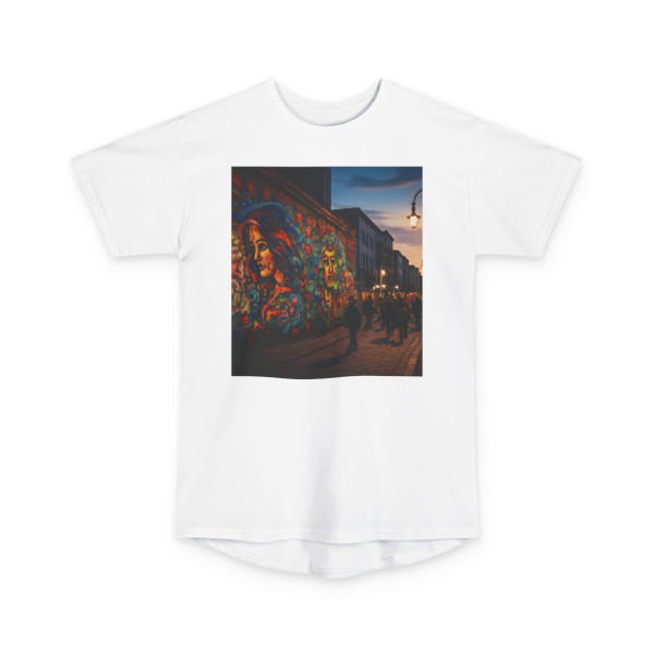 Berlin Graffiti Vibrance - Unisex Long Body Urban Tee