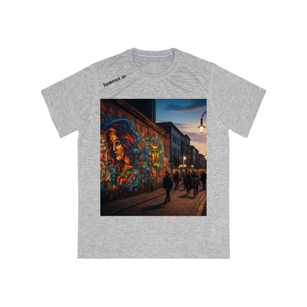 Berlin Graffiti Vibrance - Men's Sports T-shirt