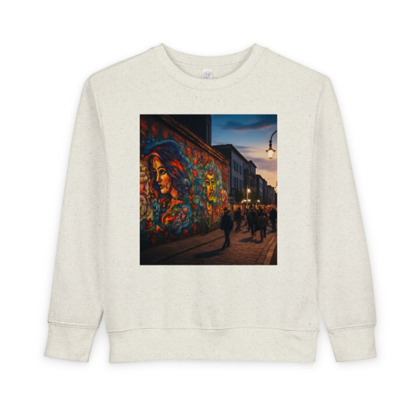 Berlin Graffiti Vibrance - Toddler Sweatshirt
