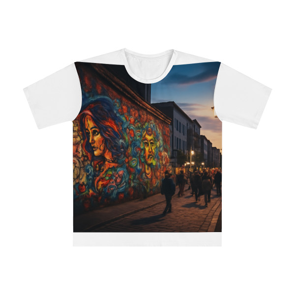 Berlin Graffiti Vibrance - Men's Loose T-shirt (AOP)