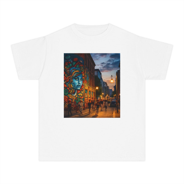 Berlin Graffiti Vibrance - Youth Midweight Tee