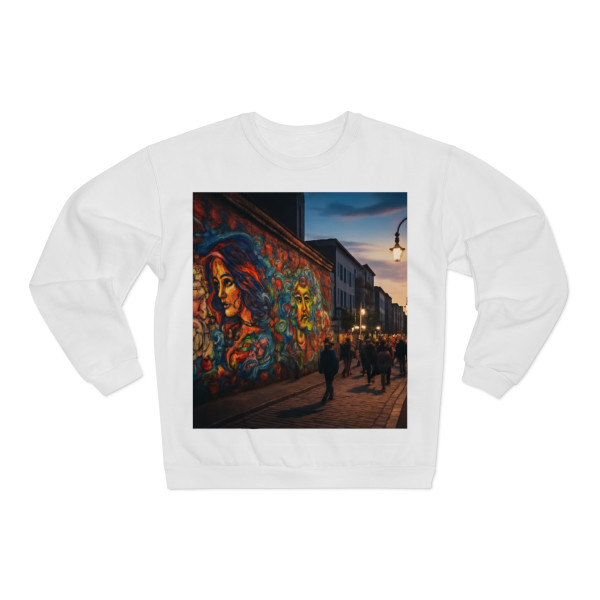 Berlin Graffiti Vibrance - Unisex Crew Neck Sweatshirt (EU)