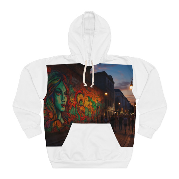 Berlin Graffiti Vibrance - Unisex Pullover Hoodie (AOP)