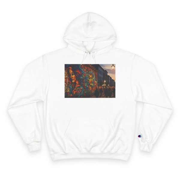 Berlin Graffiti Vibrance - Champion Hoodie