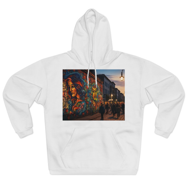 Berlin Graffiti Vibrance - Unisex Pullover Hoodie