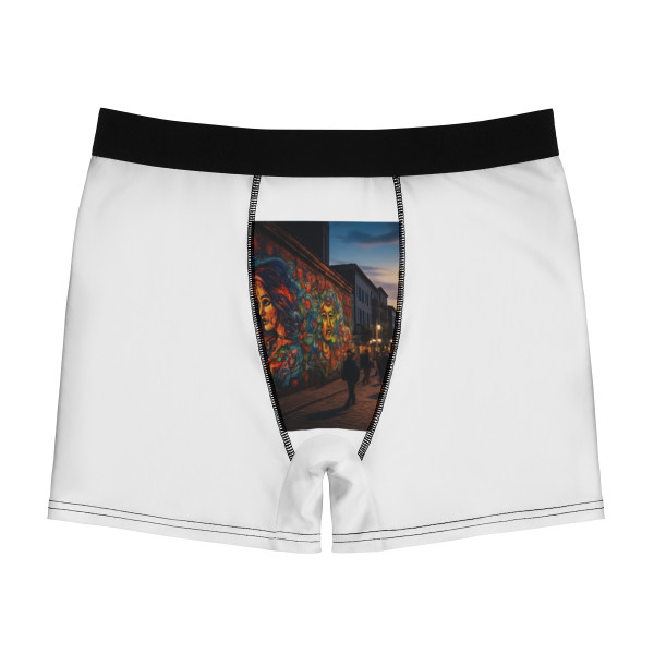 Berlin Graffiti Vibrance - Men's Boxer Briefs (AOP)