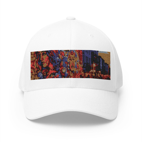 Berlin Graffiti Vibrance - Closed-Back Structured Cap (Embroidery)