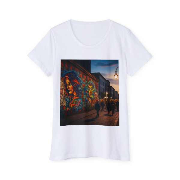 Berlin Graffiti Vibrance - Women's Organic Short Sleeve T-Shirt