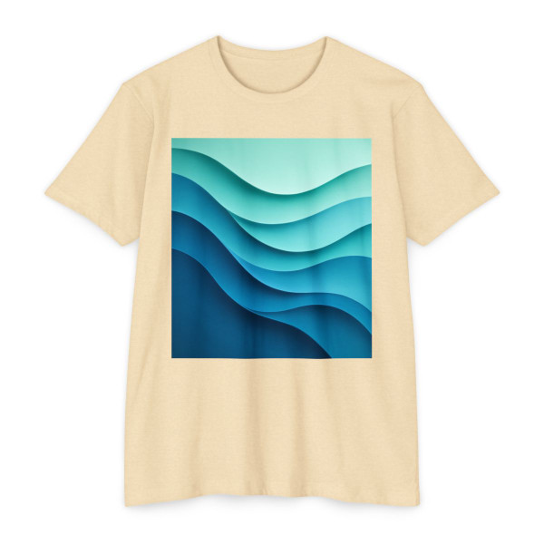 Ethereal Wave Dance - Unisex CVC Jersey T-shirt