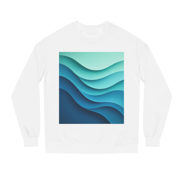 Ethereal Wave Dance - Unisex Crew Neck Sweatshirt