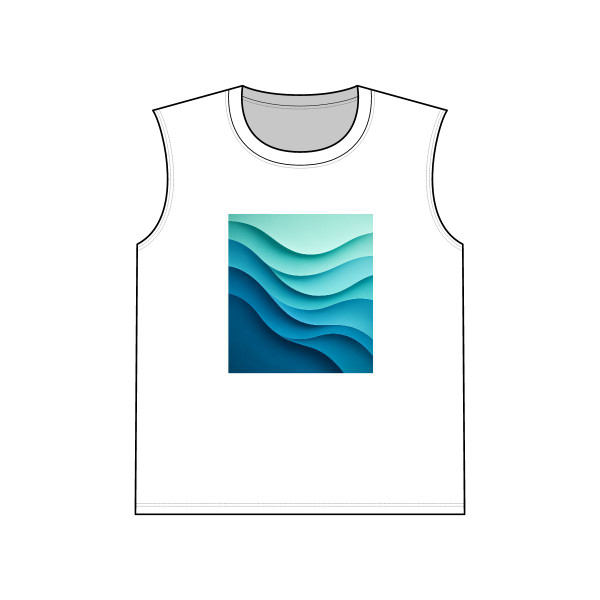 Ethereal Wave Dance - Unisex Jersey Muscle Tank