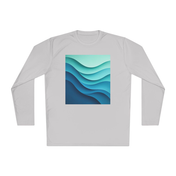 Ethereal Wave Dance - Unisex Lightweight Long Sleeve Tee