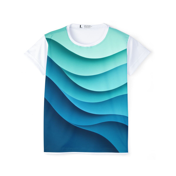 Ethereal Wave Dance - Women's Sports Jersey (AOP)