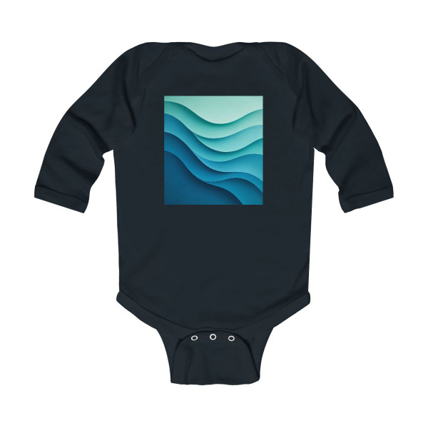 Ethereal Wave Dance - Infant Long Sleeve Bodysuit
