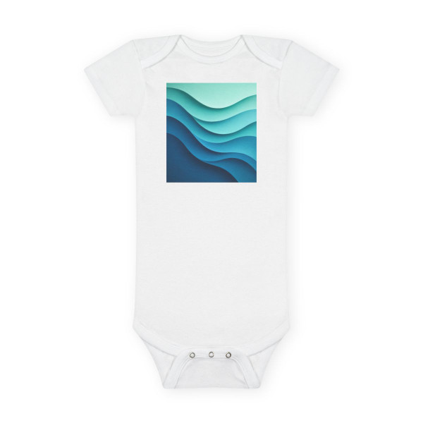 Ethereal Wave Dance - Baby Short Sleeve Onesie®