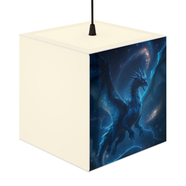 Celestial Storm Drake - Light Cube Lamp