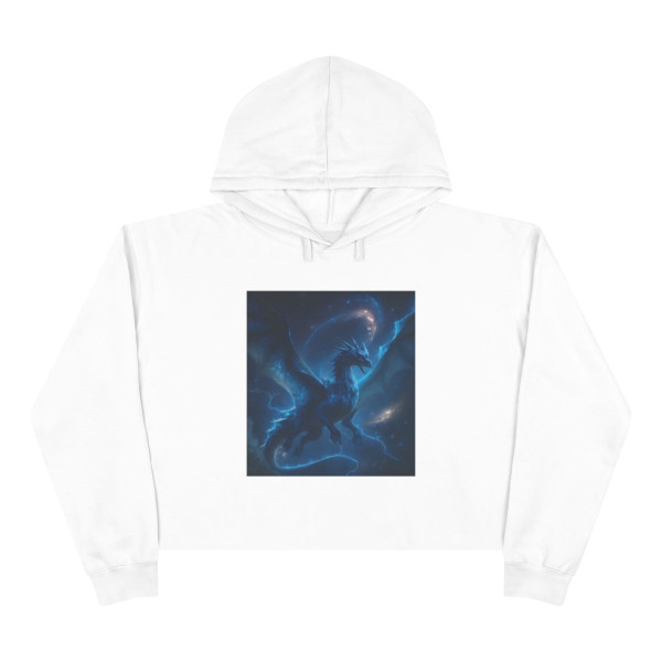 Celestial Storm Drake - Crop Hoodie